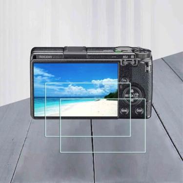 Imagem de Protetor de tela GR III para câmera Ricoh GR III GR III X GRIII GR 3 GR3 GR IIIx GRIIIx GR3x, protetor de tela de vidro temperado de dureza 9H de 0,3 mm [pacote com 2]