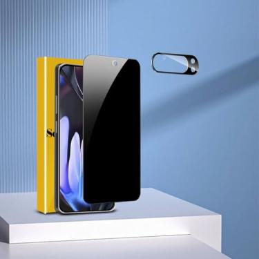 Imagem de Pacote com 1 protetor de tela de privacidade para Google Pixel 9 Pro XL, com 1 pacote de protetor de lente de câmera de vidro temperado, acessórios compatíveis com capas para Google Pixel 9 Pro XL