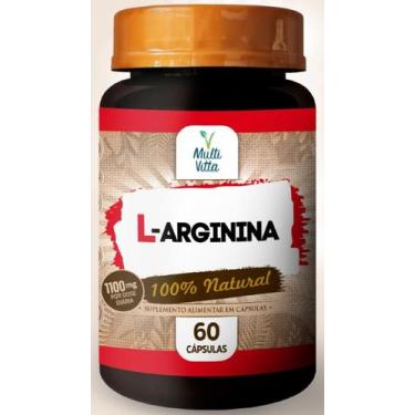 Imagem de L-arginina 1100mg 60 caps multivitta