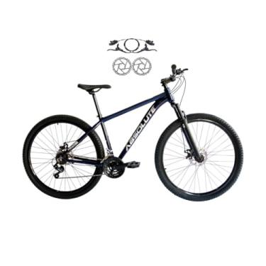 Imagem de Bicicleta Aro 29 Absolute Nero 5 Alumínio 21v Freio a Disco Hidráulico(óleo) Garfo Suspensão (Azul, 15)