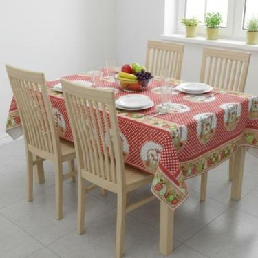 Imagem de Toalha de mesa retangular 6 lugares plástica térmica estampada - UZOO