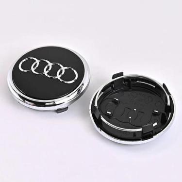 Imagem de Capas Centrais Para Rodas De Carro Audi, Conjunto De 4 Peças, 60mm 61m