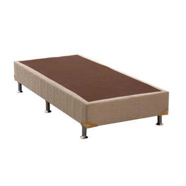 Imagem de Cama Box Base Solteiro Universal Suede Clean (78x188x20) - Ortobom