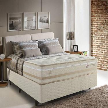 Imagem de Cama Box Casal Molas Maxspring 138x188cm Koln - Herval