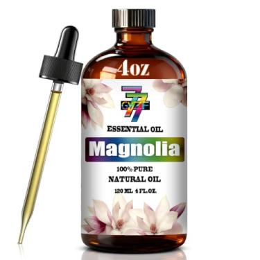 Imagem de Óleo essencial de magnólia – 120 ml, óleo de aromaterapia para difusores, umidificadores, velas DIY, sabonete, banho – perfume relaxante para casa, ioga e spa