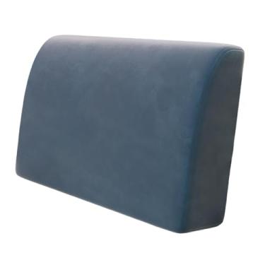 Imagem de Generic Almofada em cunha para apoio de costas, encosto confortável para leitura em casa, almofada macia e portátil para trabalho em escritório, Cinza Azulado
