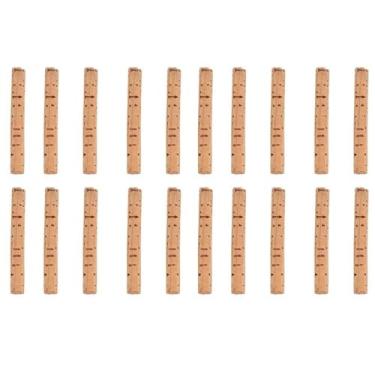 Imagem de Chiffonade 20 peças boias de pesca de cortiça de alta flutuabilidade 6 mm varas de isca para pesca de carpa, acessórios flutuantes