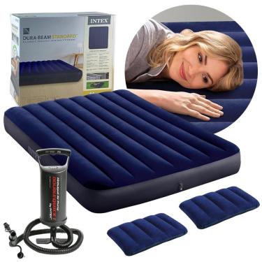 Imagem de Colchão Inflável Casal C- Bomba De Encher E 2 Travesseiros - Intex