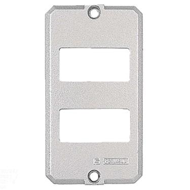 Imagem de Tampa Para Condulete 1/2" E 3/4" Com 2 Postos Afastados Tramontina