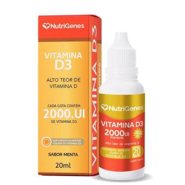 Imagem de Vitamina D3 (colecalciferol) 20ml 2000 Ui/gota Nutrigenes