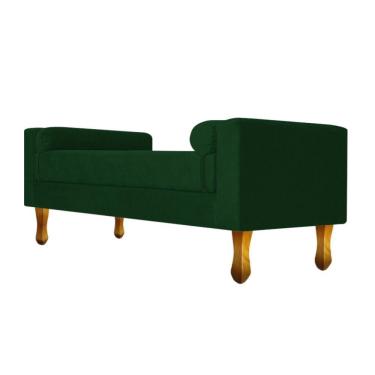 Imagem de Recamier Félix Solteiro 120cm Suede Verde