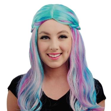 Imagem de Peruca Longa Ella Multicolorido Para Cosplay - 54cm