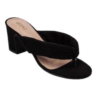 Imagem de Tamanco De Dedo Feminino Tiras Comfy - Preto 35