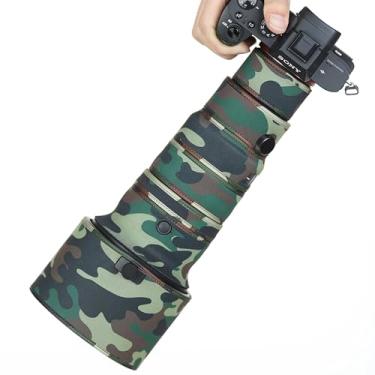 Imagem de CHASING BIRDS Revestimento de lente impermeável camuflado para Sigma 500 mm F5.6 DG DN OS capa protetora de lente à prova de chuva (camuflagem verde militar)