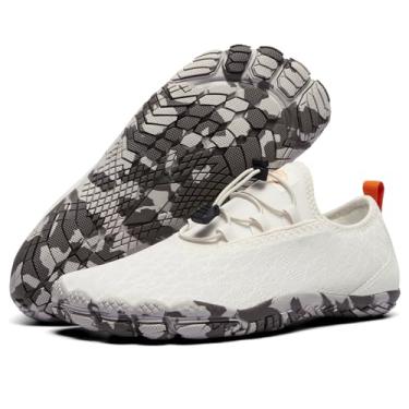 Imagem de ALEADER Barefoot Water Shoes masculino antiderrapante para natação, praia, caminhada, rio, Camuflagem bege, 42