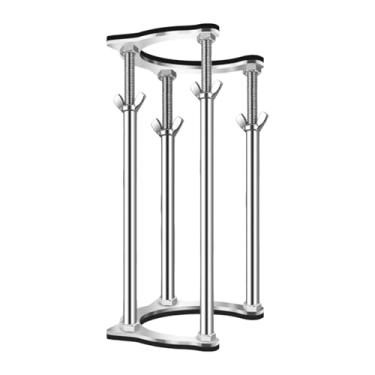 Imagem de RNXRZANK Suporte de Embutir para Pia de Cozinha E Banheiro, Robusto E de Fácil Montagem, Acessório para Pias Estilo Fazenda, Peças de Reposição com 4 Hastes de, 53cm a 63cm