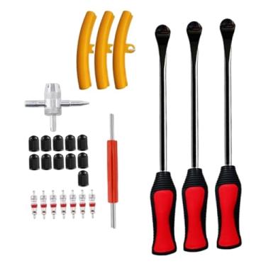Imagem de Ysyqkn Kit de Ferramentas Portátil para Carro E Bicicleta, para Pequenas Máquinas Agrícolas, Multiuso, 26 Peças Amarelas