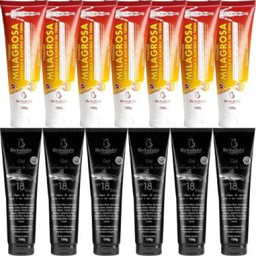 Imagem de Atacado 7 Pomada Milagrosa 150G 6 Gel Cartilagem De Tubarão - Bio Inst