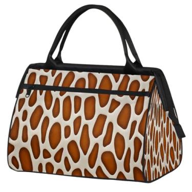 Imagem de Sacola pequena para o fim de semana para mulheres, homens, abelha, fofa, amarela, dobrável, bolsa esportiva de viagem, Cor: 2, 15.2*8.3*11.6 inch, Moderno