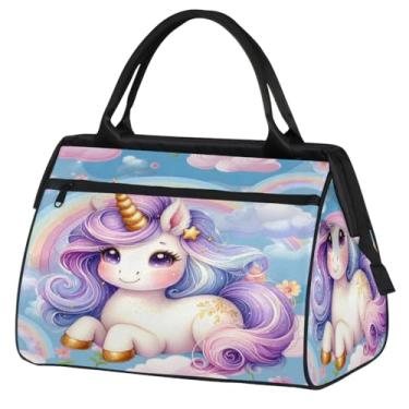 Imagem de Sacola abstrata de flor de abelha pequena para o fim de semana para mulheres e homens, bolsa de viagem dobrável, leve, esportiva, academia, impermeável, mala de mão, bolsa de fim de semana para