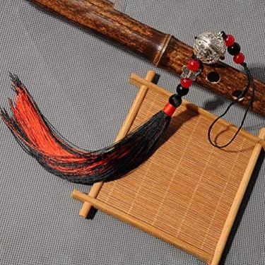 Imagem de Generic Chaveiro Mo Dao Zu Shi Suporte Wei Wu Xian Flute Bell Tassel Pendant, Tamanho Compacto para Fácil Transporte, Decoração Ideal para Casa ou Escritório, 1 Unidade (Vermelho)