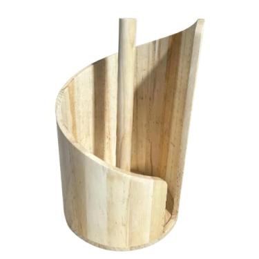 Imagem de MotiveTech Porta-papel toalha de, dispensador de papel toalha, porta-lenços de madeira moderno para decoração de sala de jantar estilo fazenda, Madeira