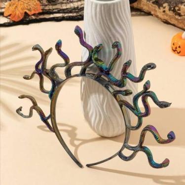 Imagem de Tiara Medusa Serpente Fantasia Cosplay - FR, Furta Cor