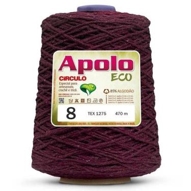 Imagem de FIO LINHA BARBANTE APOLO ECO CIRCULO Nº 08 600G 457 M, 7136 - MARSALA