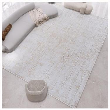 Imagem de SPXMQSS Tapetes grandes para sala de estar, resistentes à sujeira e fáceis de cuidar, tapetes para quarto, antiderrapante e antiderrapante para quarto, sala de jantar, escritório, cinza