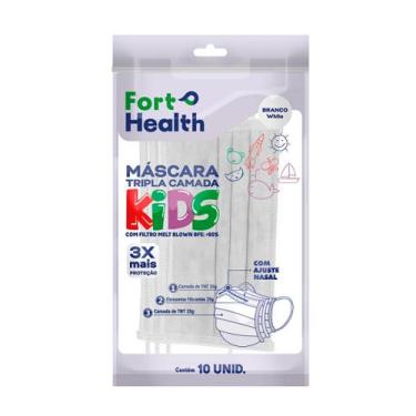 Imagem de Máscara tripla camada kids - Fort Health