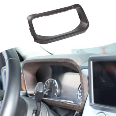 Imagem de TOYCIDFG Acabamento da capa da moldura do painel de instrumentos para Ford Maverick 2022 2023 2024 2025, acessórios de decoração de interiores de carro (madeira de carvalho)