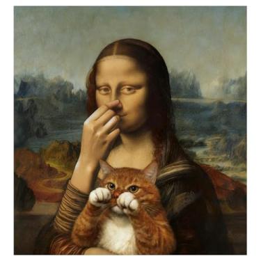 Imagem de Quadros Decorativos para Casa de Banho - Decorações Vintage Impermeáveis Divertidas com Nariz Apertado | Arte Divertida para Parede de Banheiro | para Casa Sala Dormitório Apartamento Hotel Restaurant