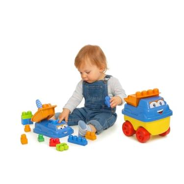 Imagem de Caminhão Racer Truck Infantil com Blocos – 25 Peças | Brinquedo Educativo de Montar | Criatividade e Coordenação Motora