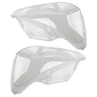 Imagem de MOTOALL Tampa da lente do farol dianteiro Abajur transparente 1 par para BMW X3 X4 F25 F26 2014-2017