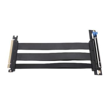 Imagem de Pissente Cabo PCIE 5.0 Riser, Extensão de Extensão da GPU X16 Extender Flexível para a Placa Gráfica RTX4900 RX7900XTX, Com Forte Compatibilidade, Atualizada e Confiável, Alto Desempenho