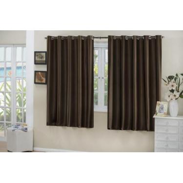 Imagem de Cortina Blackout De Tecido 2,80 X 1,70M 100% Blecaute Tabaco - Vh Enxo
