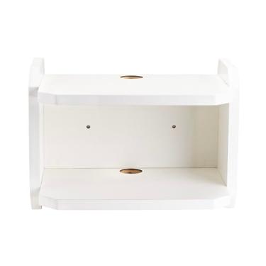 Imagem de Suporte MDF Ideal Para Todos Modelos De Video Game Roteadores E Receptadores de Sinal De TV (BRANCO)