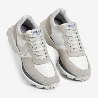 Imagem de Tênis Branco Ferracini Mid Tratorado de Amarrar 9438-718C-Masculino