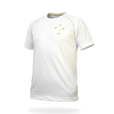 Imagem de Camisa Cruzeiro Basic Branca Gold - Masculino Tamanho:GGCor:Branco, GG
