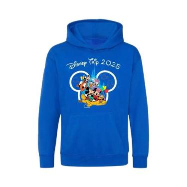 Imagem de Moletom Unissex Disney Family Vacation 2025  Blusão Disney Trip 2025 O