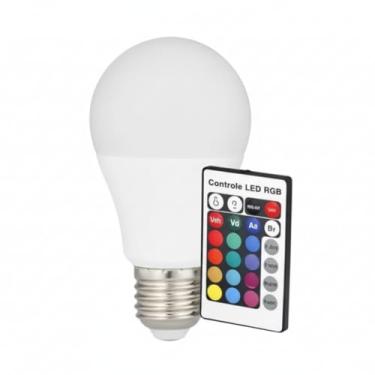 Imagem de Lâmpada Led RGB Bivolt com Controle Remoto