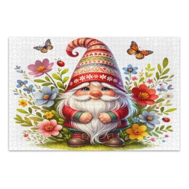 Imagem de Quebra-cabeça fofo de 1000 peças, quebra-cabeças rígidos para adultos com letras na parte de trás