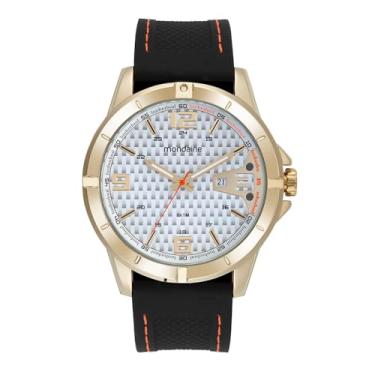 Imagem de Mondaine Relógio Masculino Dourado Calendário e Duplo Horário