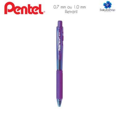 Imagem de Caneta Esferográfica PENTEL Wow Retrátil RT, 1.0 mm Violeta