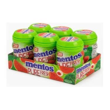 Imagem de Chicle Mentos Pure Fresh 6unX56g Perfetti Melancia