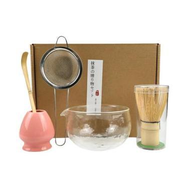 Imagem de Conjunto De Tigela De Matcha Estilo Japonês Com Colher, Batedor De Chá