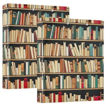 Imagem de Estante personalizada para livros coloridos, 3 fichários de 2,8 cm, 200 folhas, fichário de escritório, 31,5 x 27 x 6 cm, 1 pacote