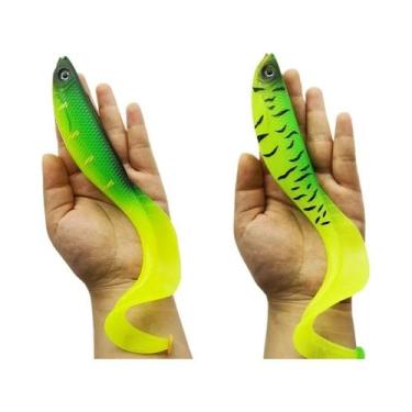 Imagem de Kit De Iscas De Pesca De 18cm Com 2 Peças De Isca Artificial Para Água