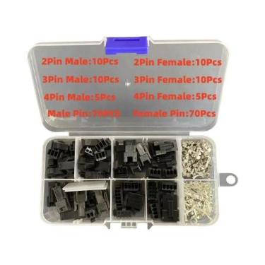 Imagem de Kit De Conectores Terminais Crimp JST SH 1.0mm 1.25mm 2.0mm 2.54mm Mac