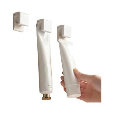 Imagem de Suporte De Pasta De Dente Montado Na Parede Sem Perfuração, Organizado